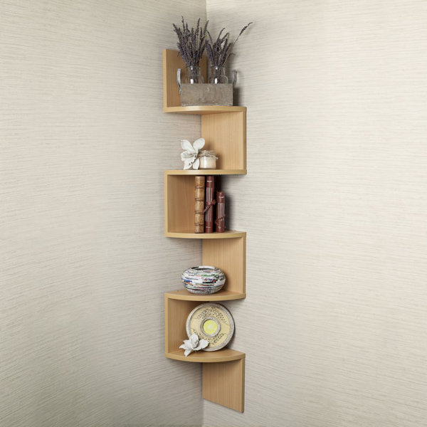 Brayden Studio® Sneads Laminated Beech Veneer Wall Shelf Wayfair
